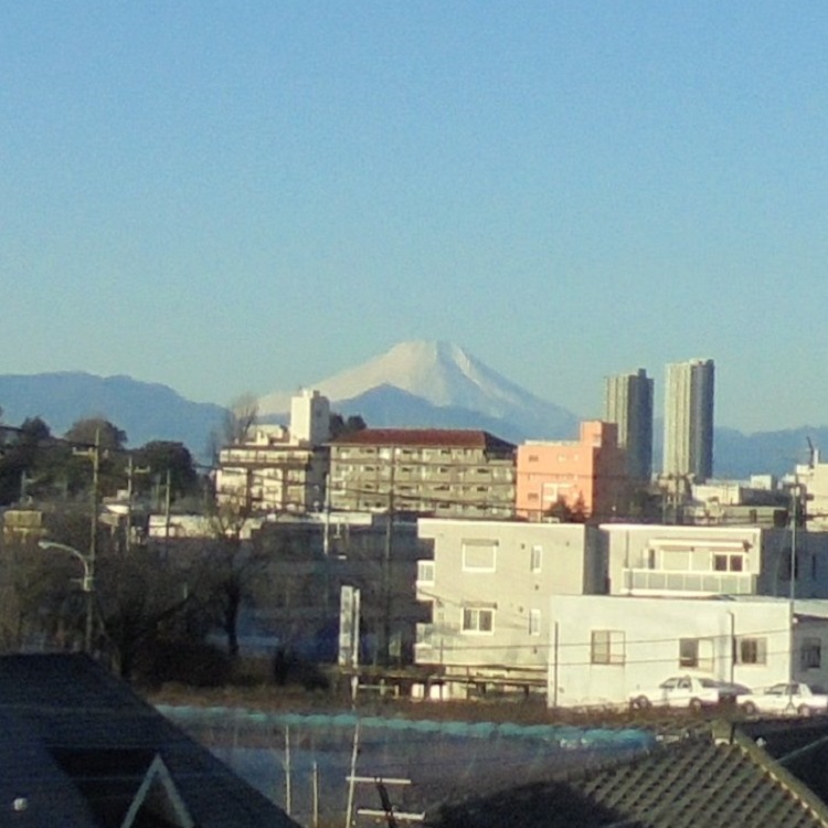 年明けの富士山