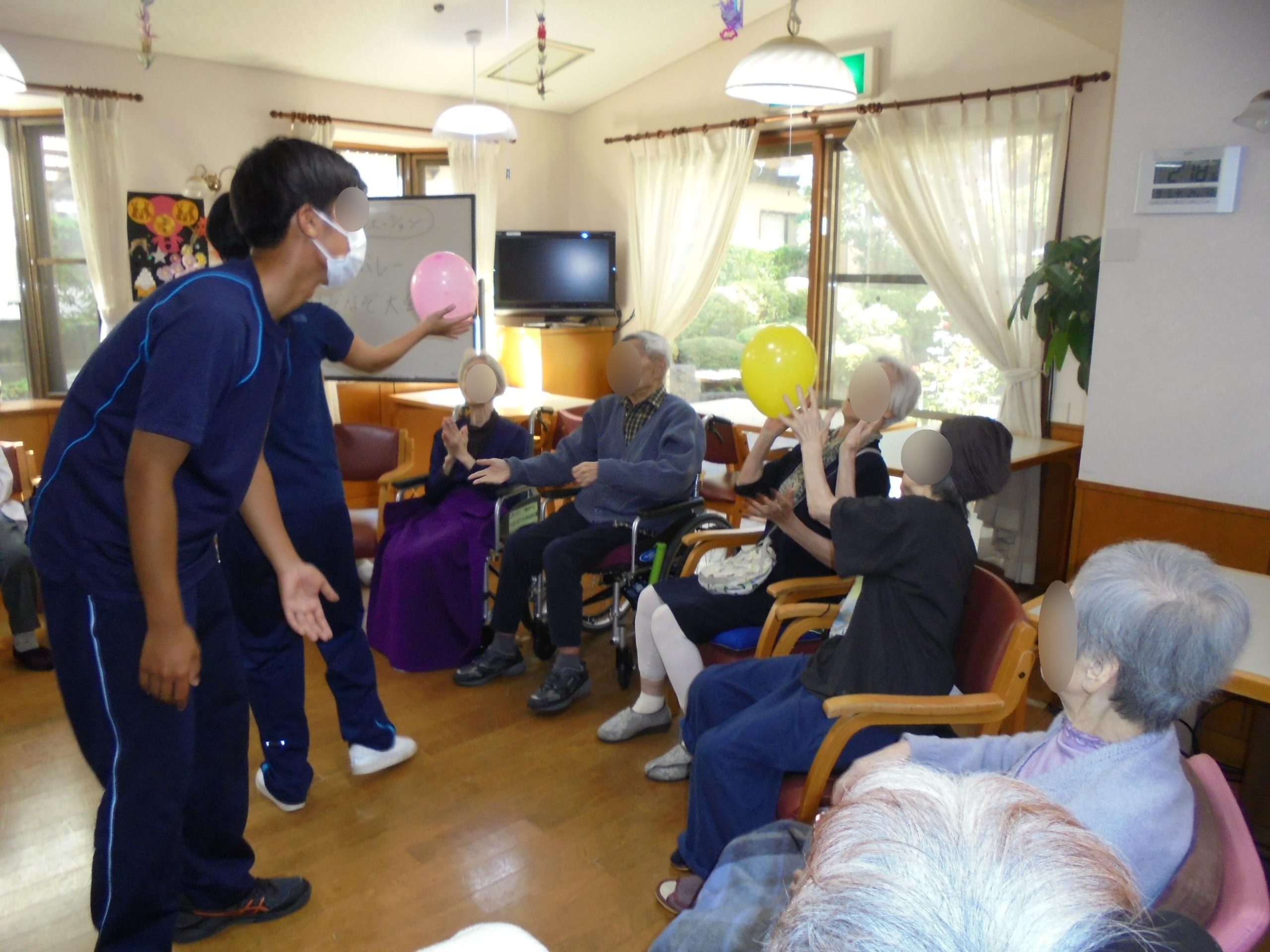 介護体験の学生さん